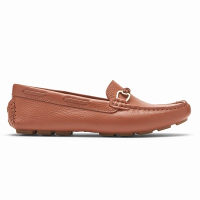 Rockport Bayview Driver Mokassins Damen Braun PQH-493267